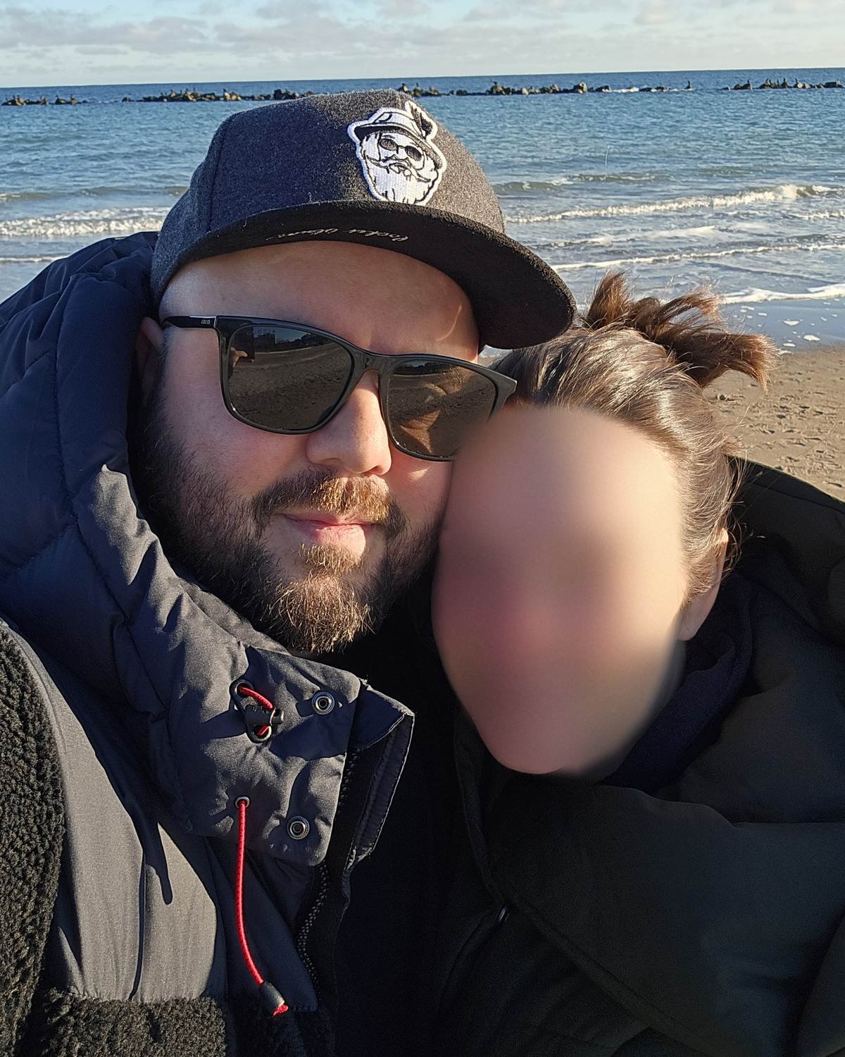 Francesco, founder of Team Party Kit, at the beach