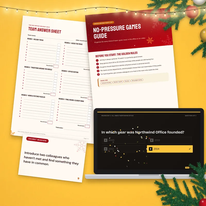Office Holiday Party Kit